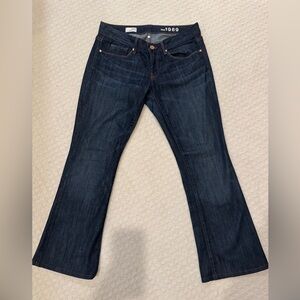 GAP Women's Dark Blue Flare Jeans